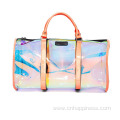 PVC Travel Bag Fashion Rolling Shoulder Storage Bag